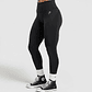 Leggings con cinturilla de malla Gymshark - Negro - Miniatura 2