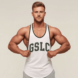 Musculosa GSLC Ringer Stringer - Blanco