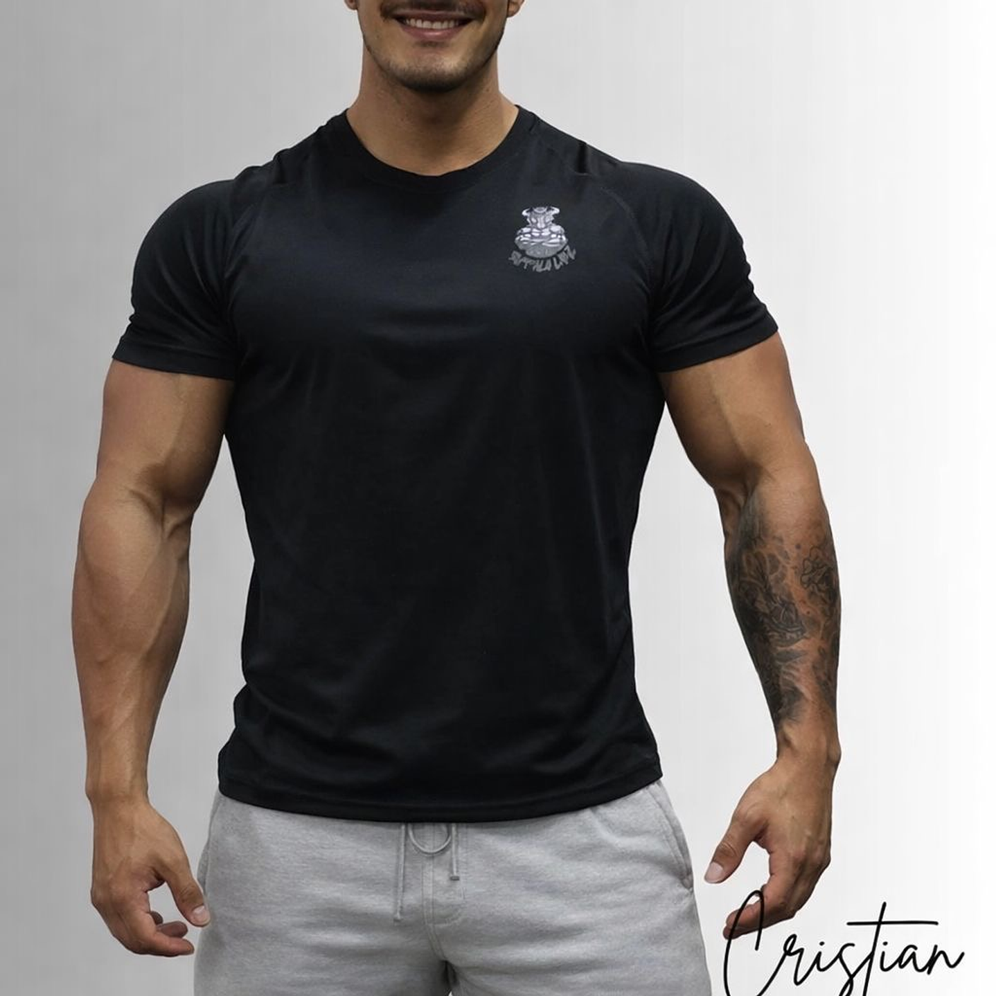Polera Dry-fit Black Buffalo Club - Negro 1