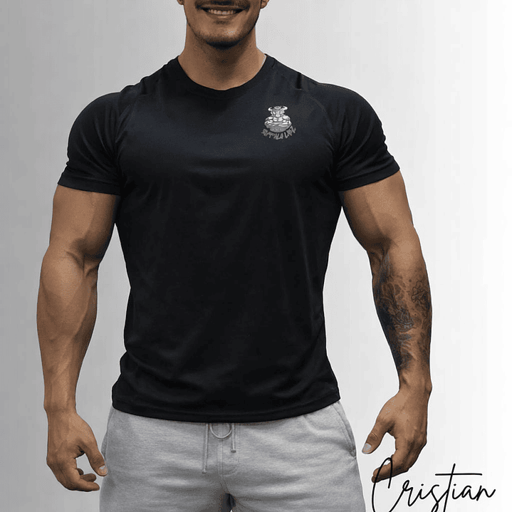 Polera Dry-fit Black Buffalo Club - Negro 1