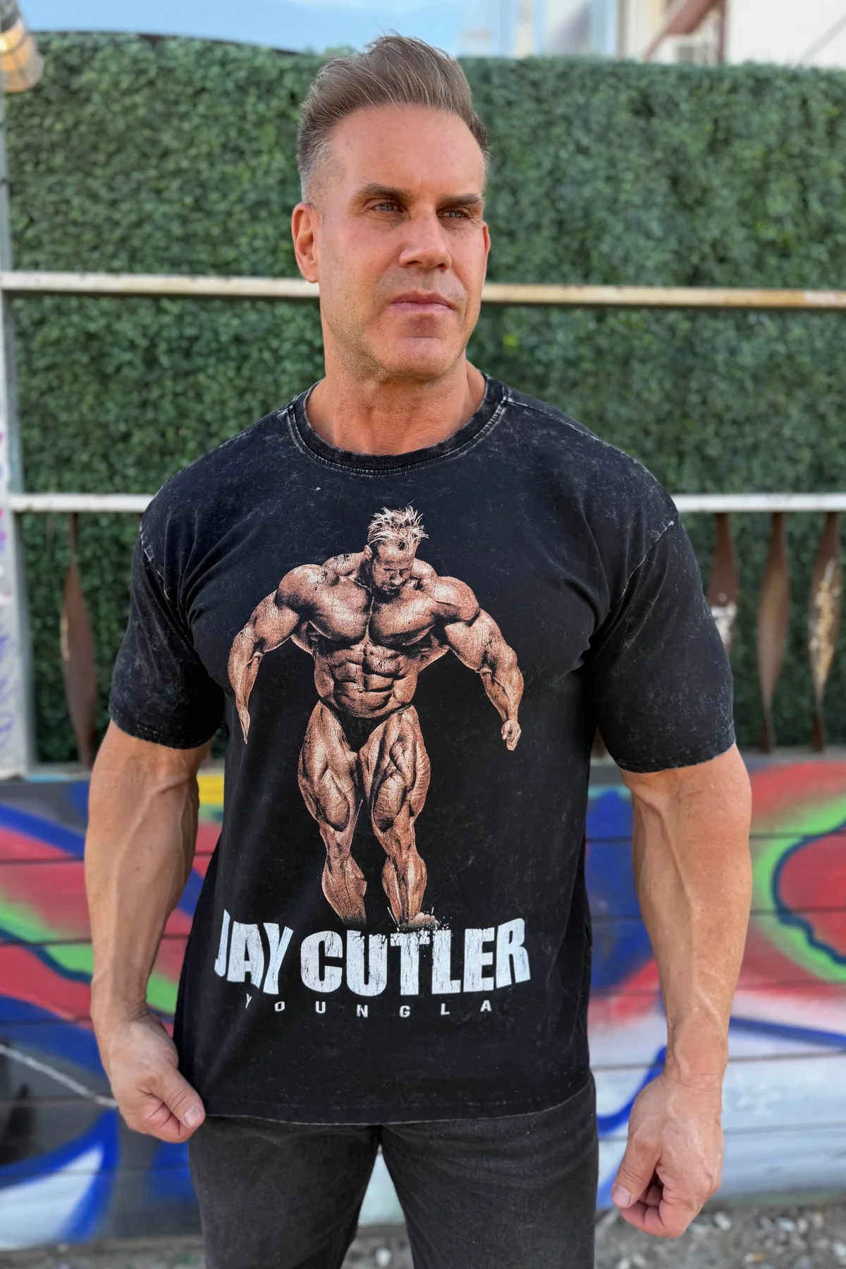 4162 - Polera Jay Cutler - Negro