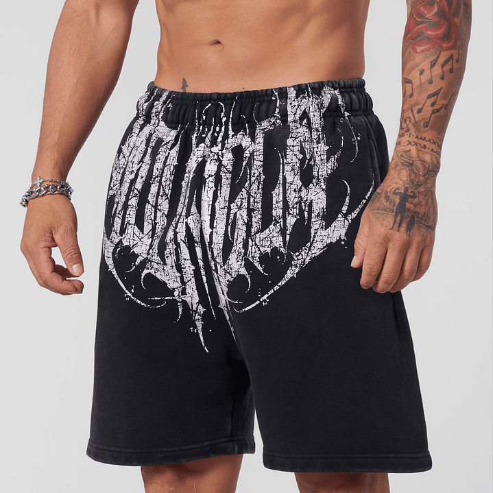 1011 - Short Corto Dark Wave - Negro 2