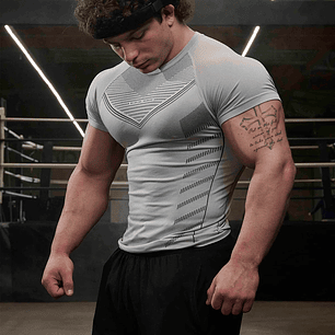 465 - Compresion Superheroe - Gris