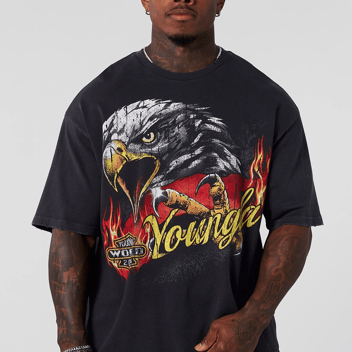 4205 - Oversize Rock Vintage - Garras de gloria 1