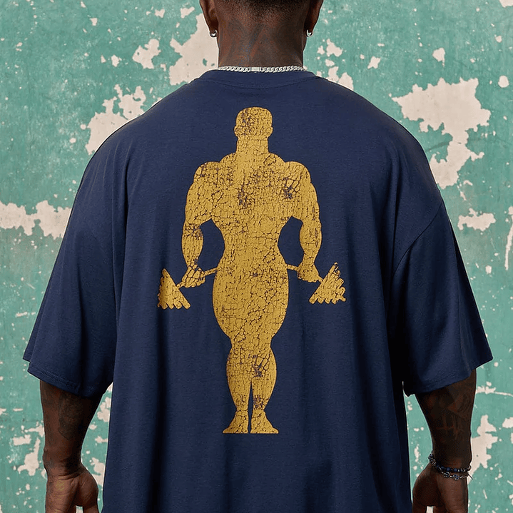 4248 - Oversize Gold Iron Legacy - Negro 2