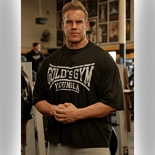 4248 - Oversize Gold Iron Legacy - Negro