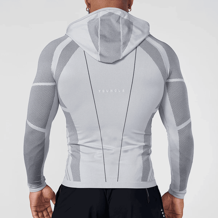 8061 - Compresion Apex Zip Ups - Gris 2