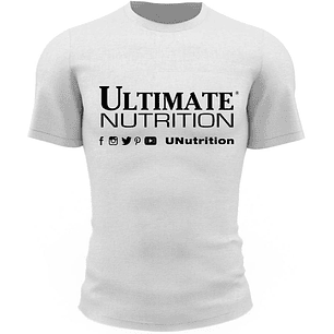 Polera Ultimate Nutrition Blanco