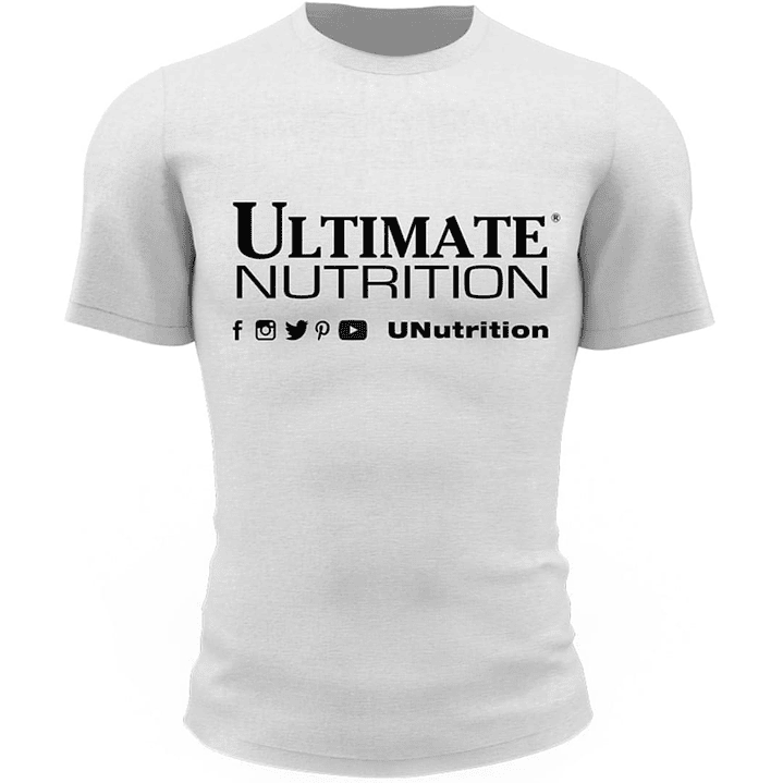 Polera Ultimate Nutrition Blanco