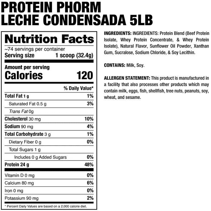 Dragon Pharma Protein Phorm 5 lb 2