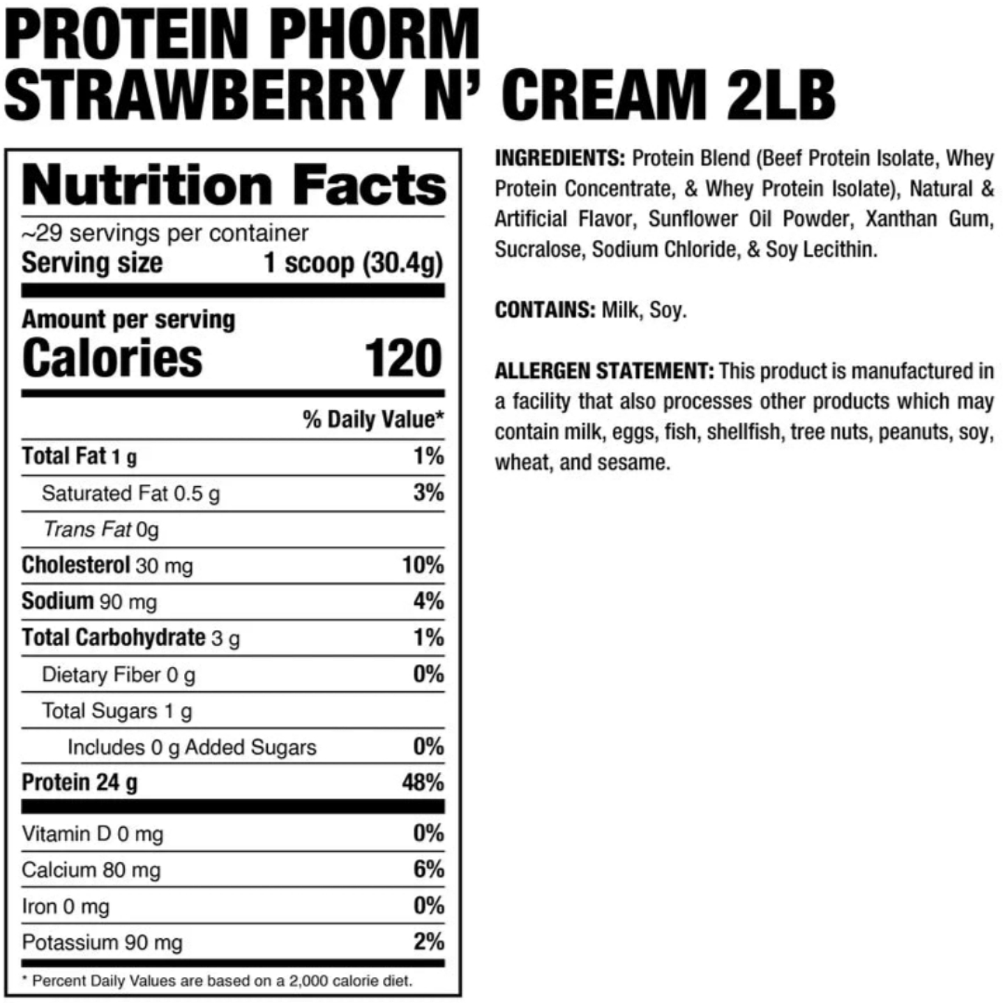 Dragon Pharma Protein Phorm 2 lb 2