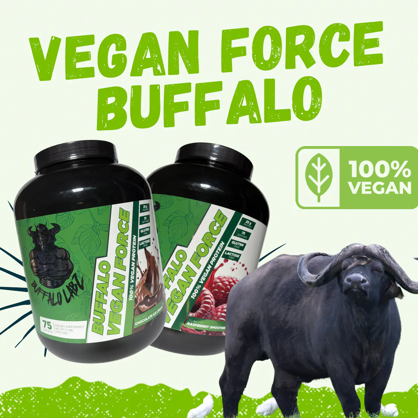 Buffalo Vegan Force 5lb 4