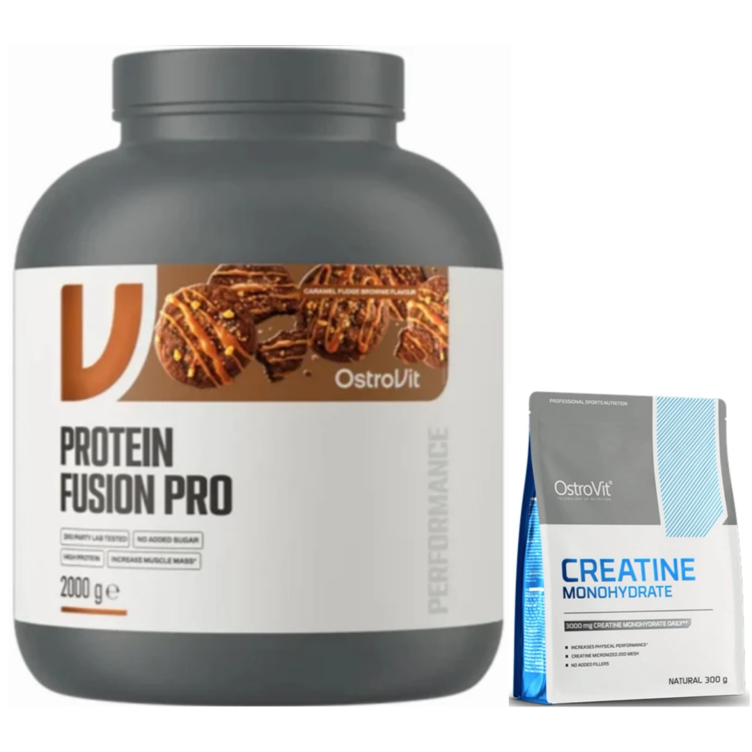 Pack Ostrovit Protein Fusion Pro 2kg + OstroVit Creatina Monohydrate 300gr