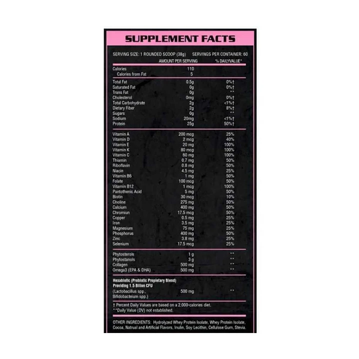 Pack OXY 7 Hers Isolate Whey Protein 5 lbs  + Creatine 100% monohydrate Buffalo Labz 300gr 3