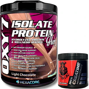 Pack OXY 7 Hers Isolate Whey Protein 5 lbs  + Creatine 100% monohydrate Buffalo Labz 300gr