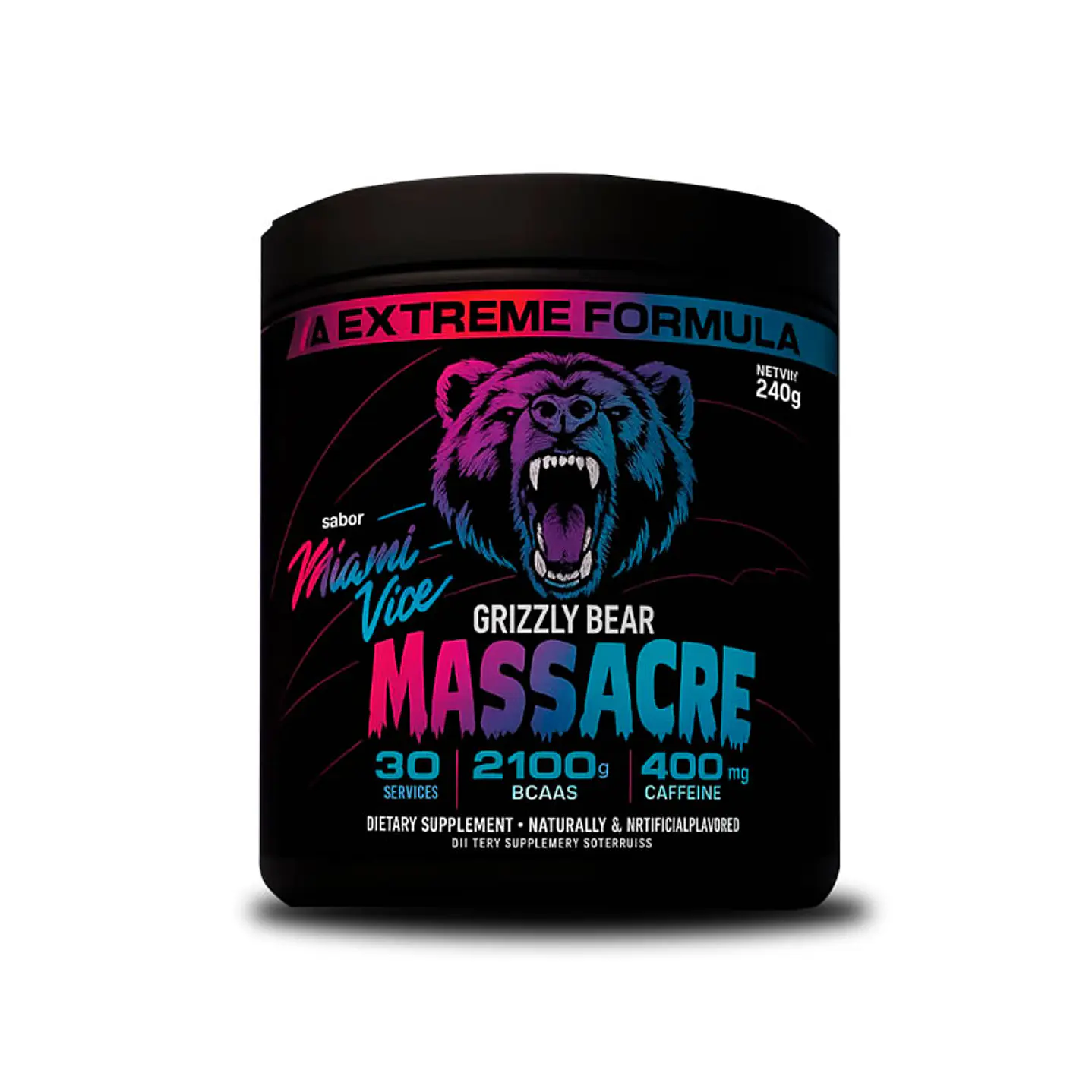 Pack Proteina Whey Grizzly Bear - 2 Kilos + Masacre Pre Workout 240gr  30 servicios 5