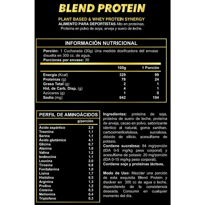 Pack Blend Protein Fusion Pro 5lb + Pre Workout Dr. Buffalo Labz 460gr 30 servicios 3