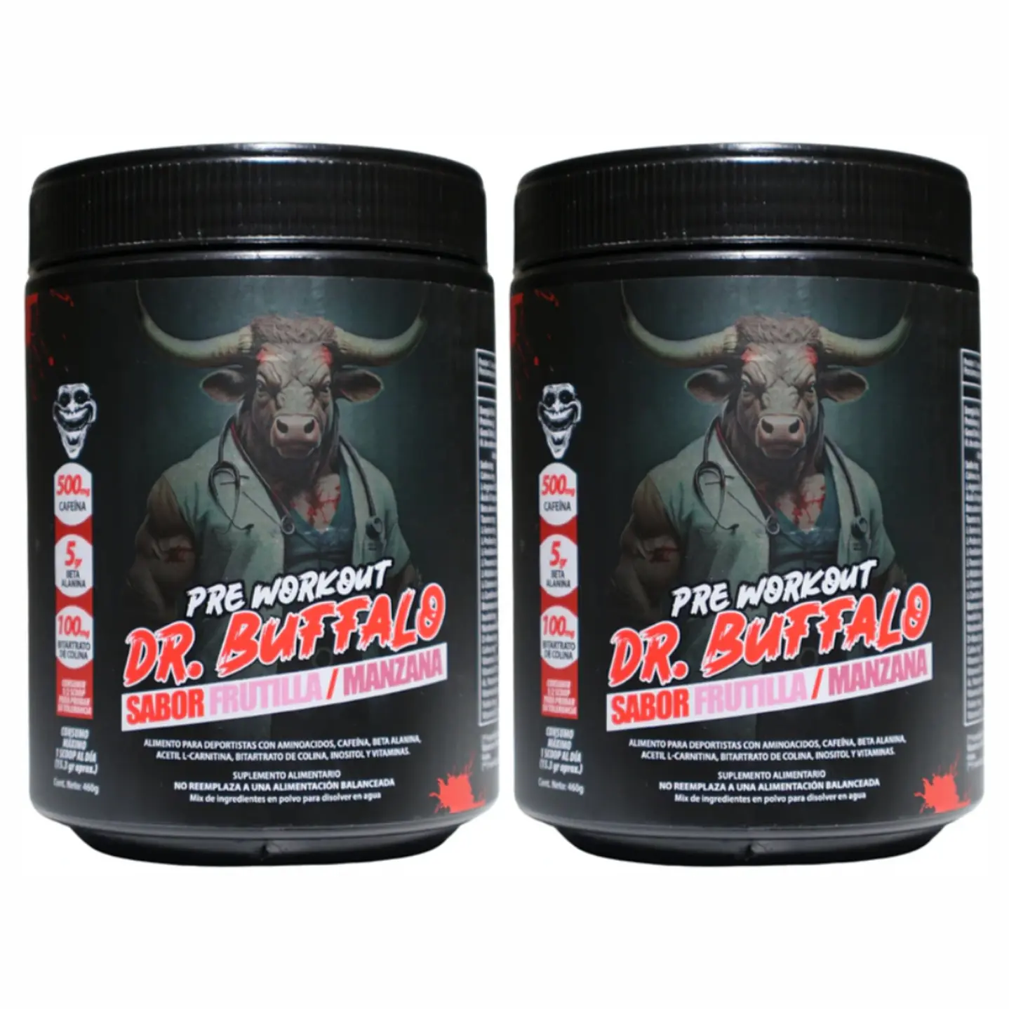 Pack 2 Pre Workout Dr. Buffalo Labz 30 servicios 1