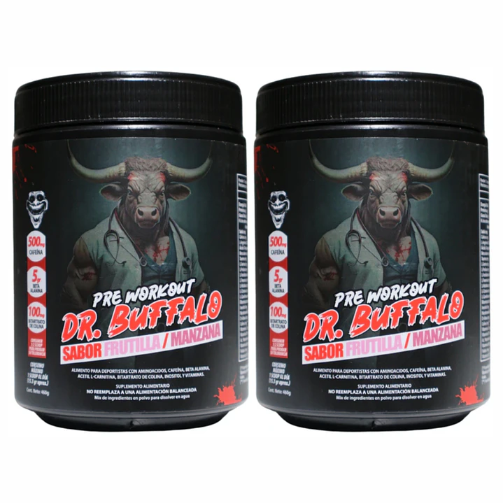 Pack 2 Pre Workout Dr. Buffalo Labz 30 servicios 1