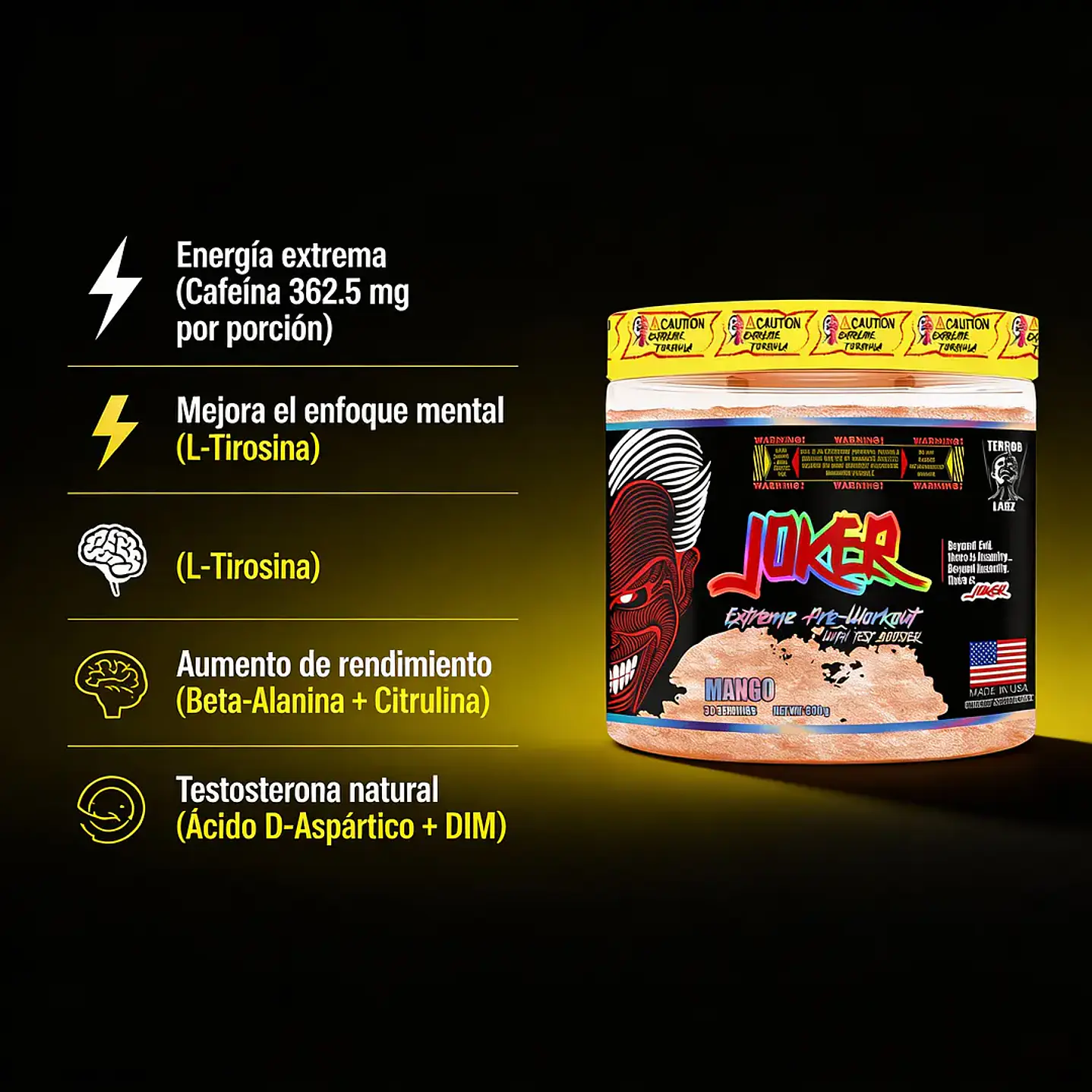 Joker Pre Workout 30 servicios 2