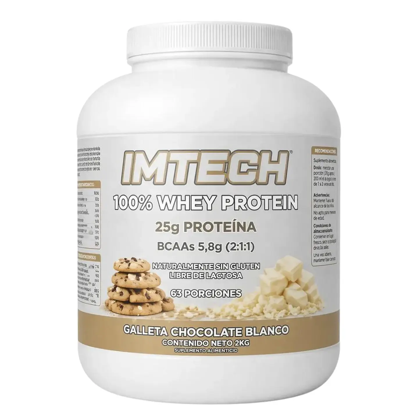 100% Whey Protein Imtech 25gr proteina - 2kg 1