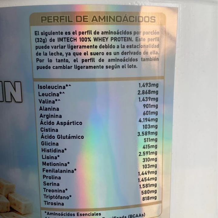 100% Whey Protein Imtech 25gr proteina - 2kg 6