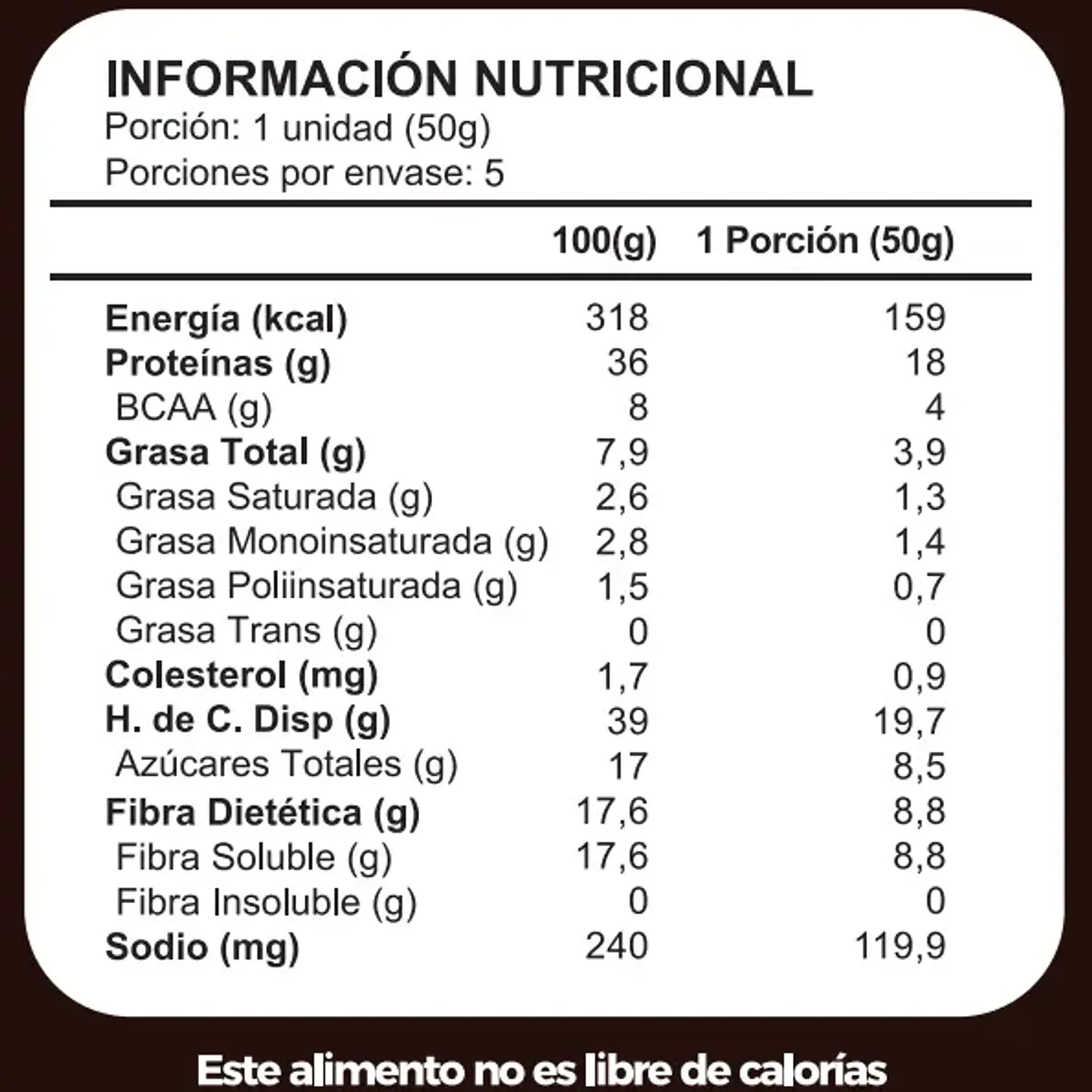 Just Protein Isolate 50gr 3
