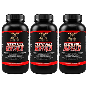 Pack 3 Testo Full Buffalo 120 capsulas