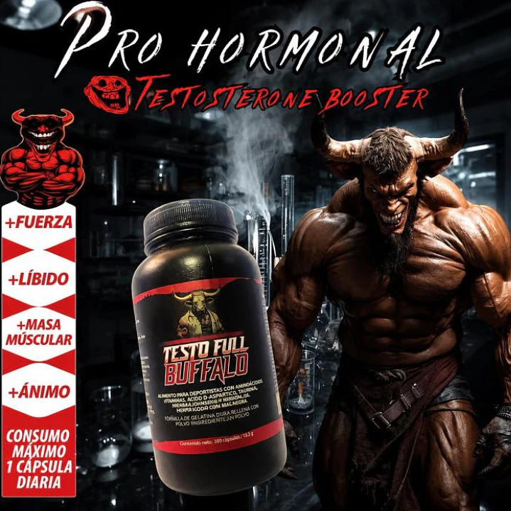 Pack 12 Testo Full Buffalo 120 capsulas 3