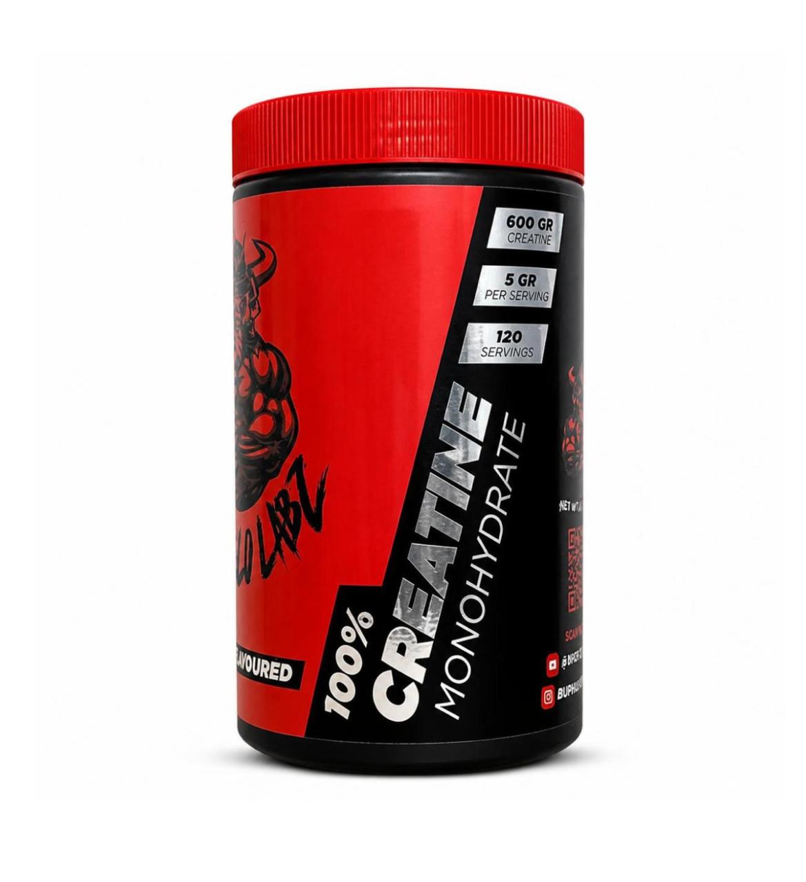 Creatina 100% monohydrate Buffalo Labz 600gr