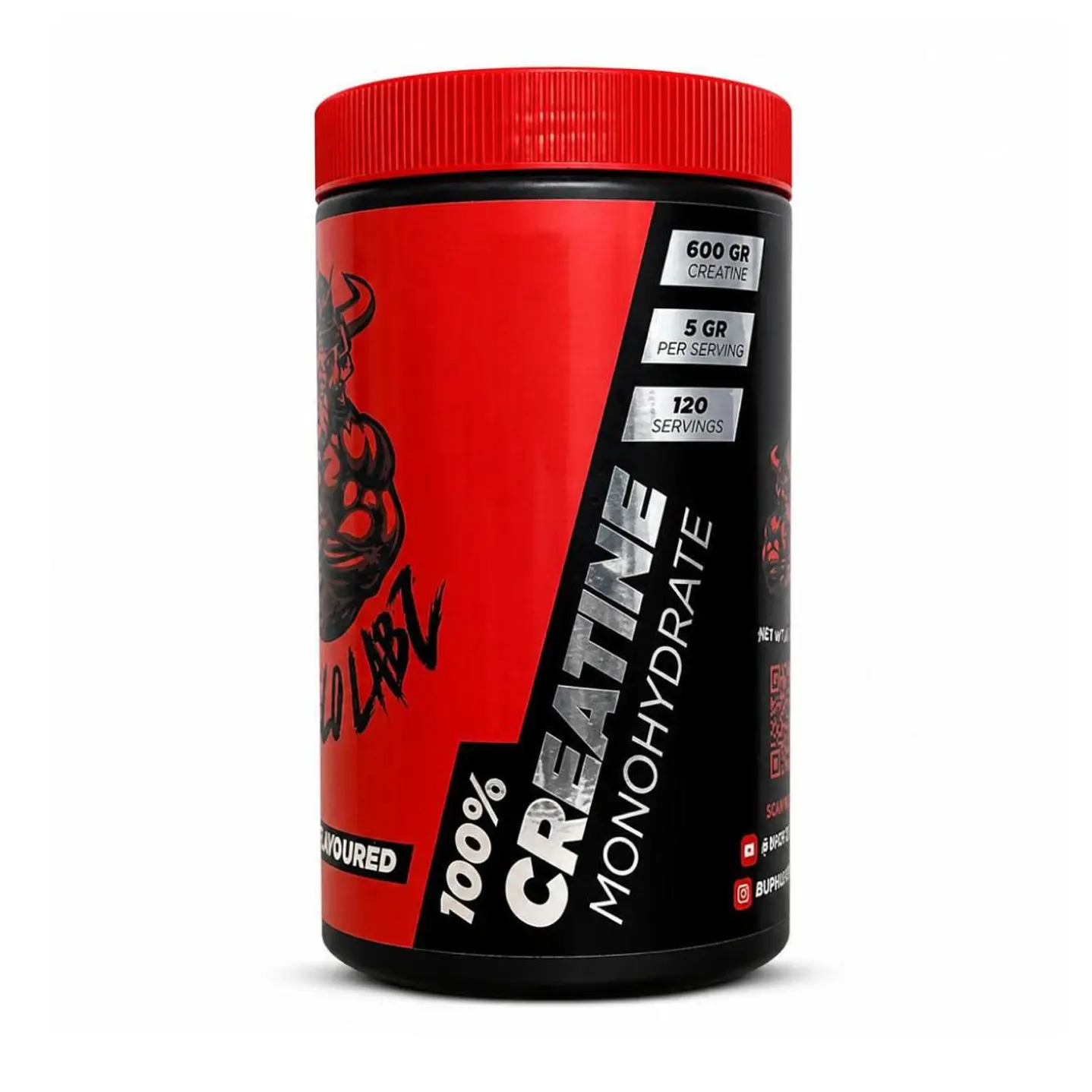 Creatina 100% monohydrate Buffalo Labz 600gr 1