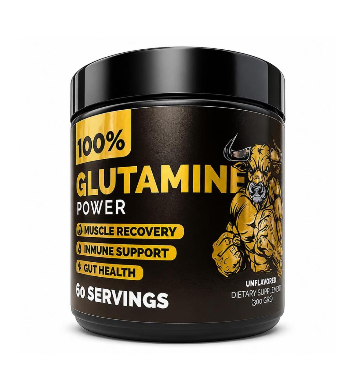 Glutamina 100% Power Bull 300gr