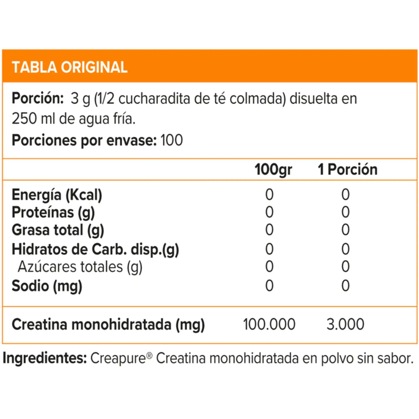 Platinum Creatine Monohydrate Creapure 300gr 2