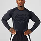 8066 - Compresion Superman Manga Larga - Negro - Miniatura 2