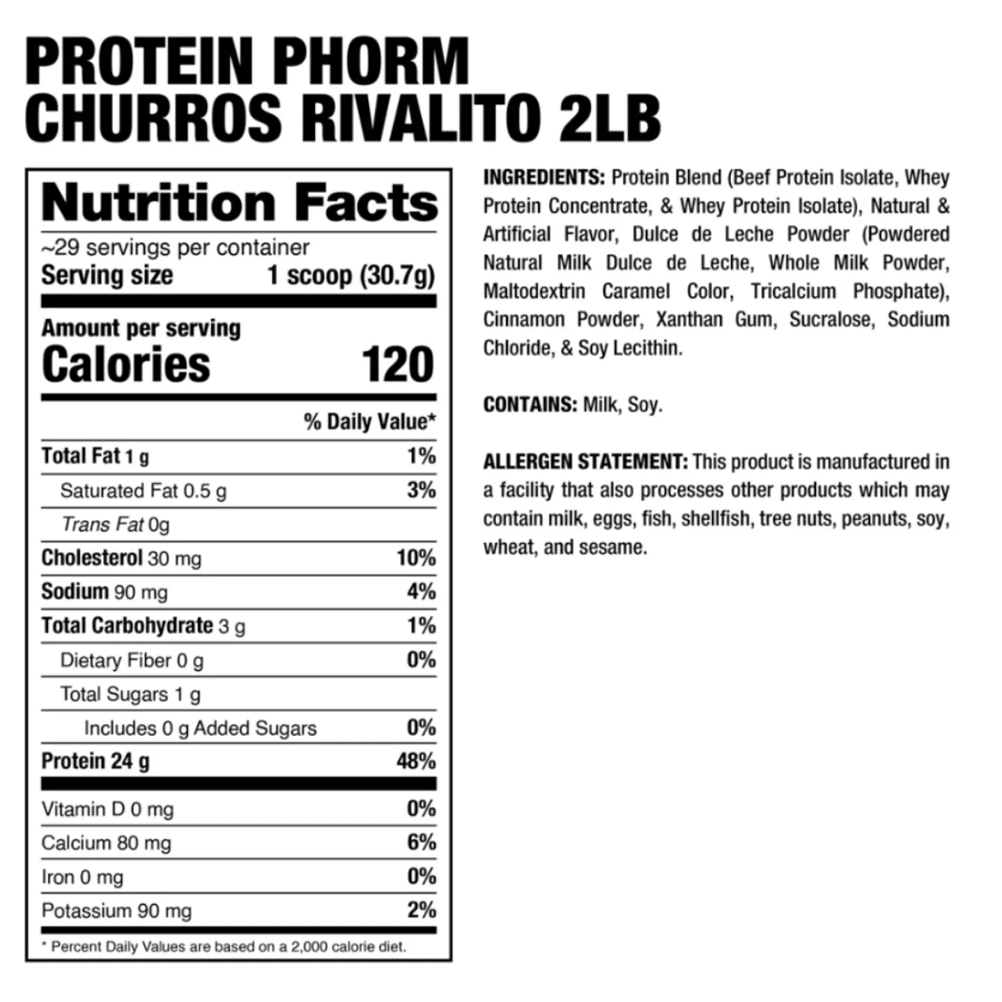 Dragon Pharma Protein Phorm 2 lb 6