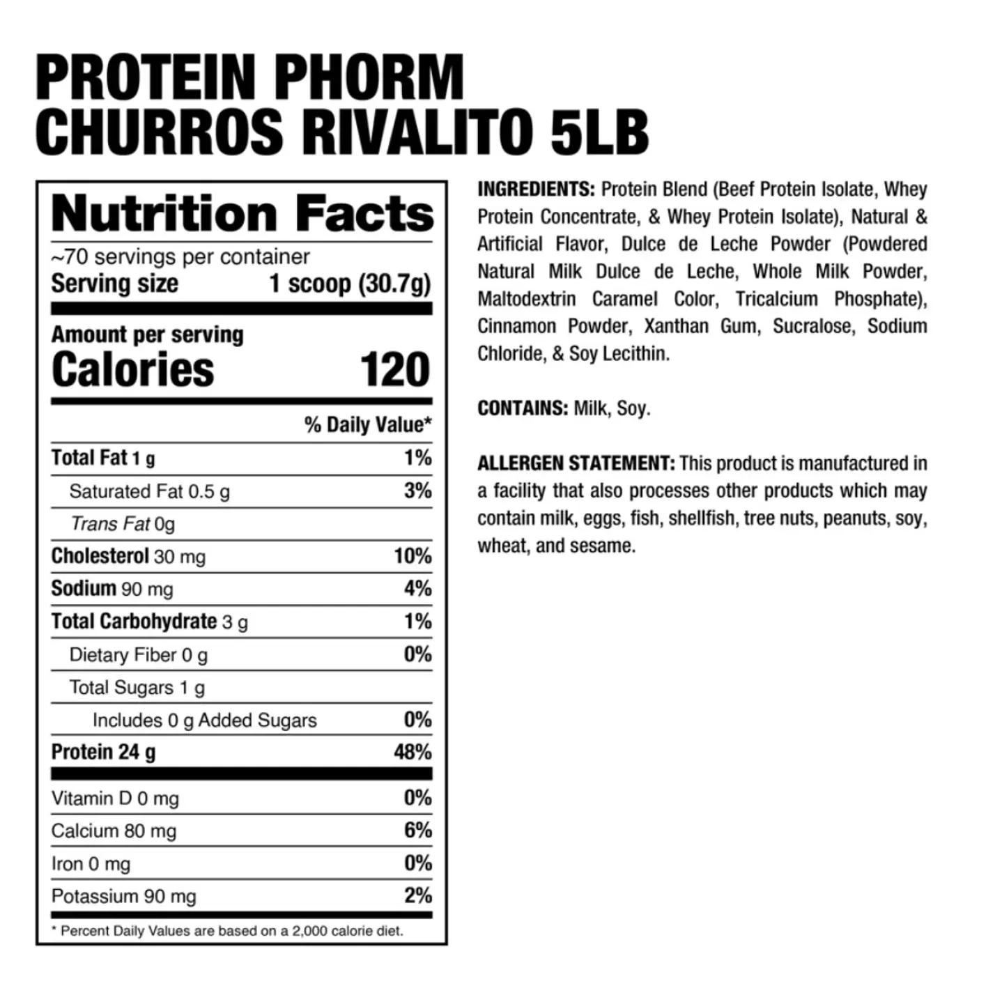 Dragon Pharma Protein Phorm 5 lb 8