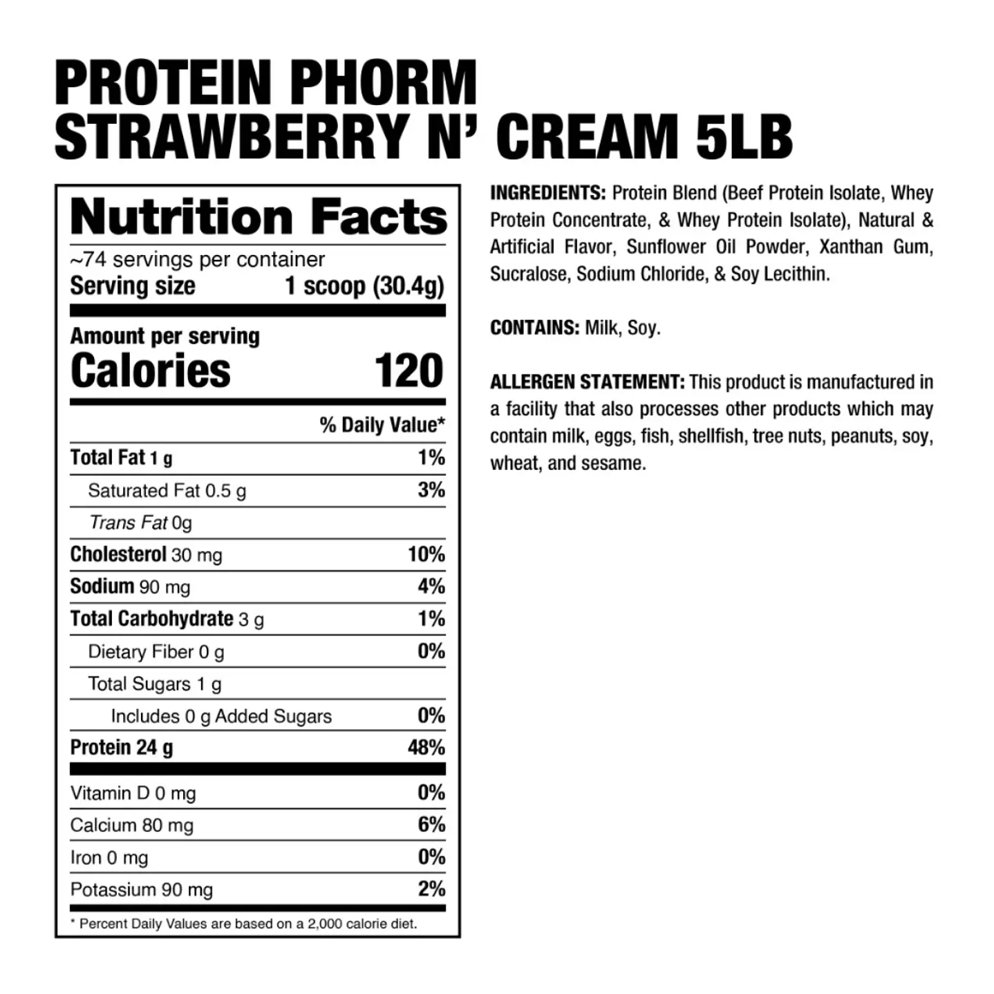Dragon Pharma Protein Phorm 5 lb 6