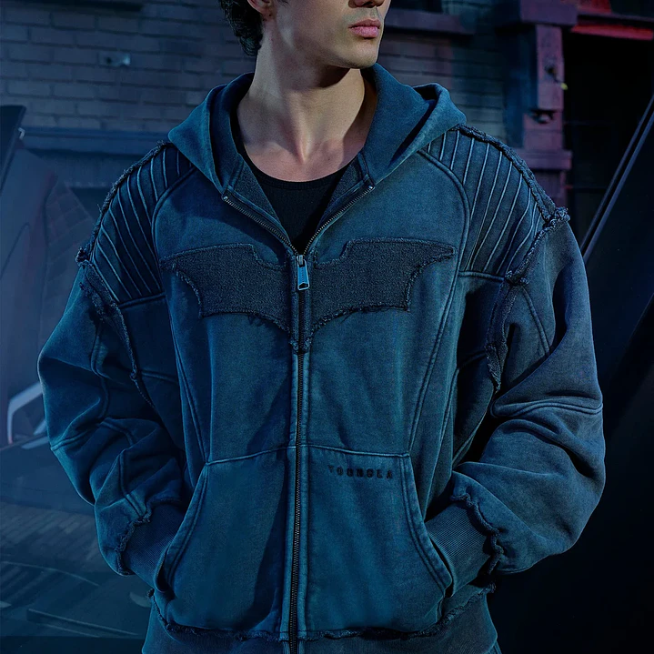 5209 - Sudadera Con Capucha Armadura Batman - Negro 3