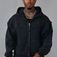 5209 - Sudadera Con Capucha Armadura Batman - Negro - Miniatura 1
