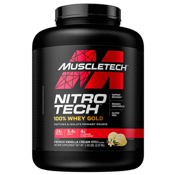 Pack Nitro Tech 100% Whey Gold 5 lb + Creatina 100% monohydrate Buffalo Labz 300gr 2