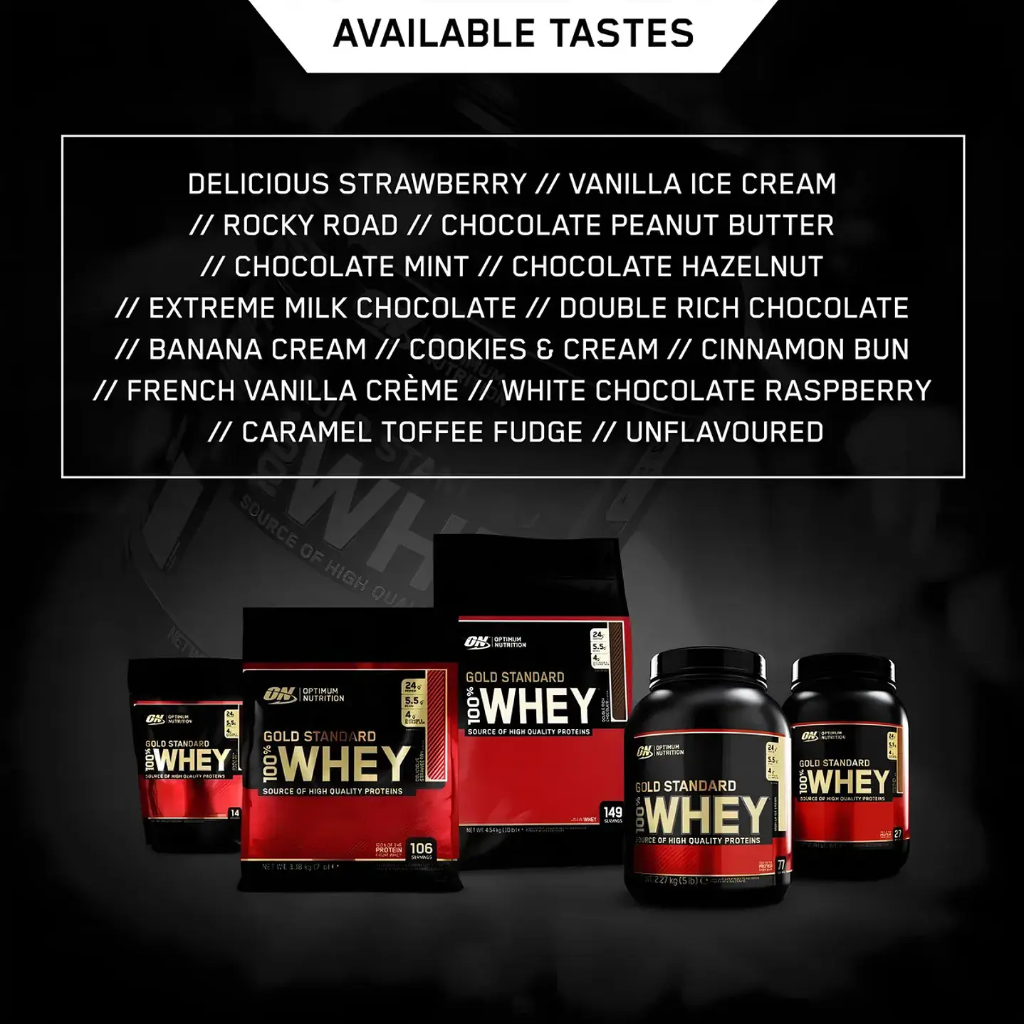 Pack Gold Standard 100% Whey Protein 5 lb + Creatina 100% monohydrate Buffalo Labz 300gr 5
