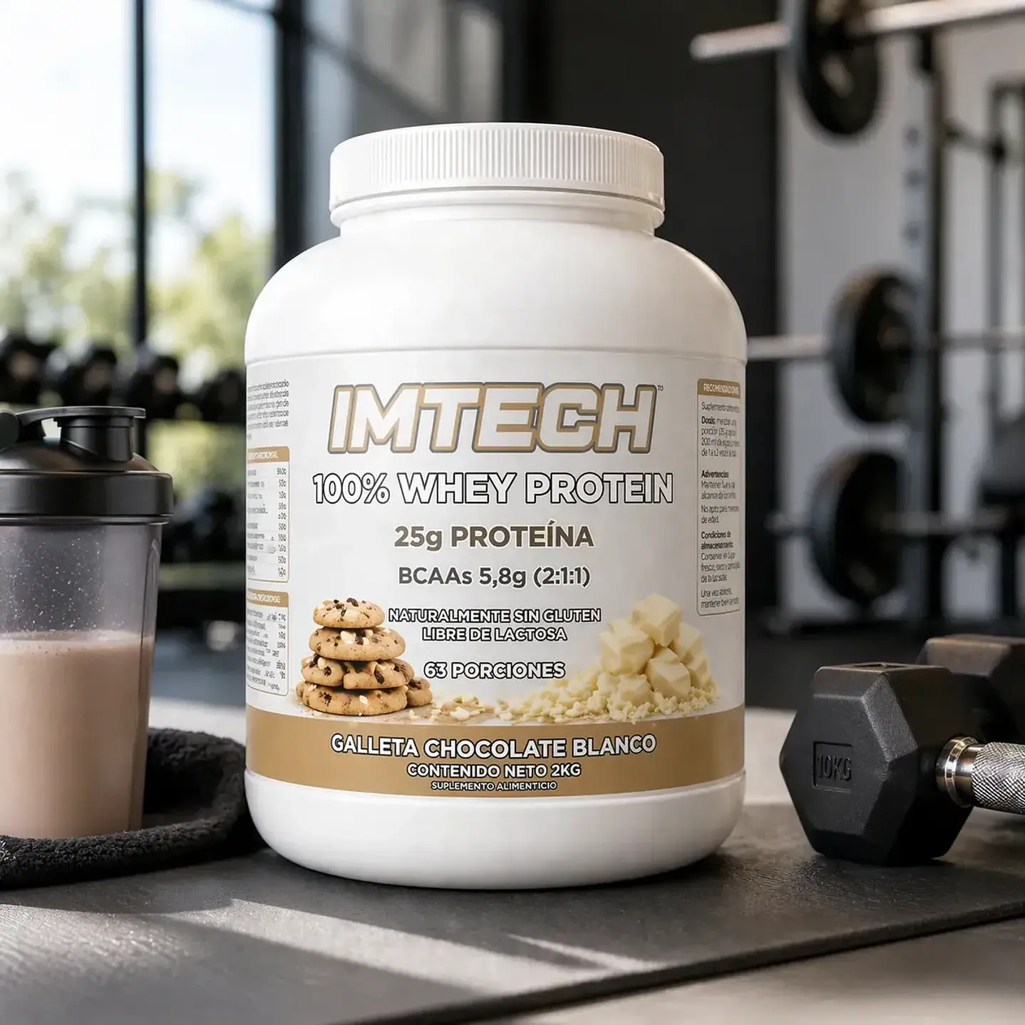 100% Whey Protein Imtech 25gr proteina - 2kg 3