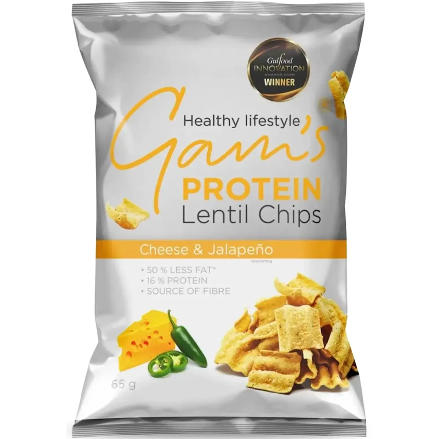 Gams Protein Lentil Chips 65gr 1