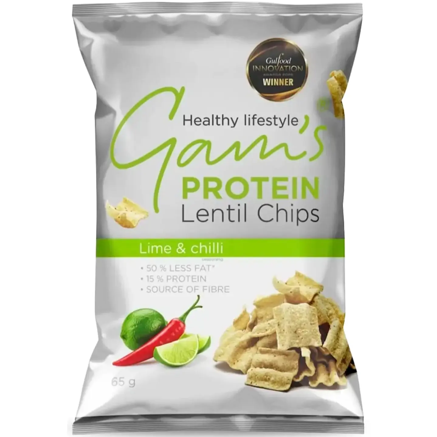Gams Protein Lentil Chips 65gr 2
