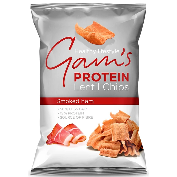 Gams Protein Lentil Chips 65gr 6