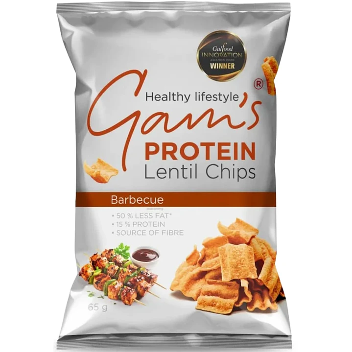 Gams Protein Lentil Chips 65gr (box 12 unidades) 8