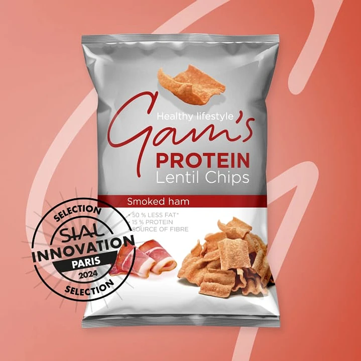 Gams Protein Lentil Chips 65gr (box 12 unidades) 18