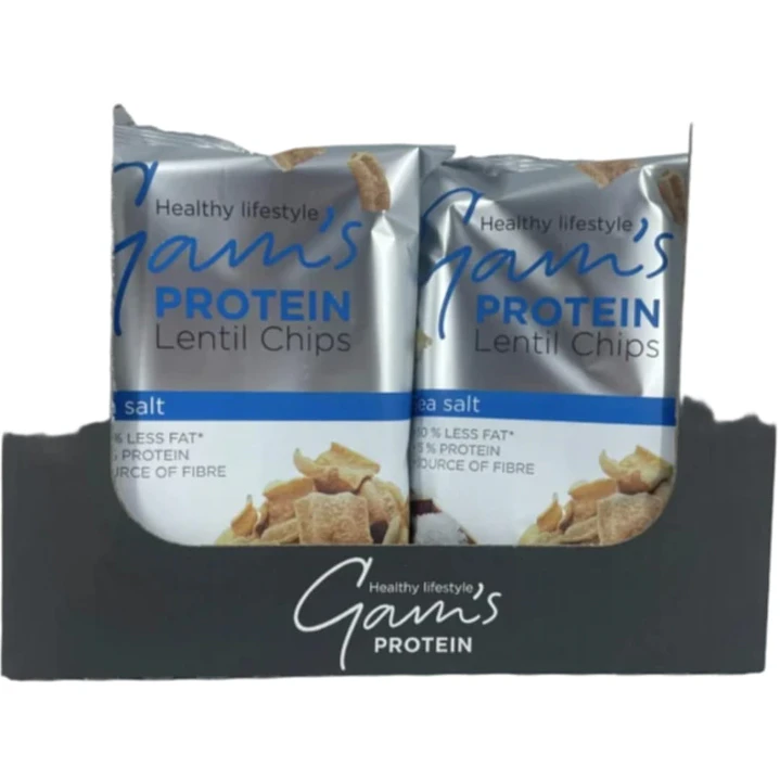 Gams Protein Lentil Chips 65gr (box 12 unidades) 3