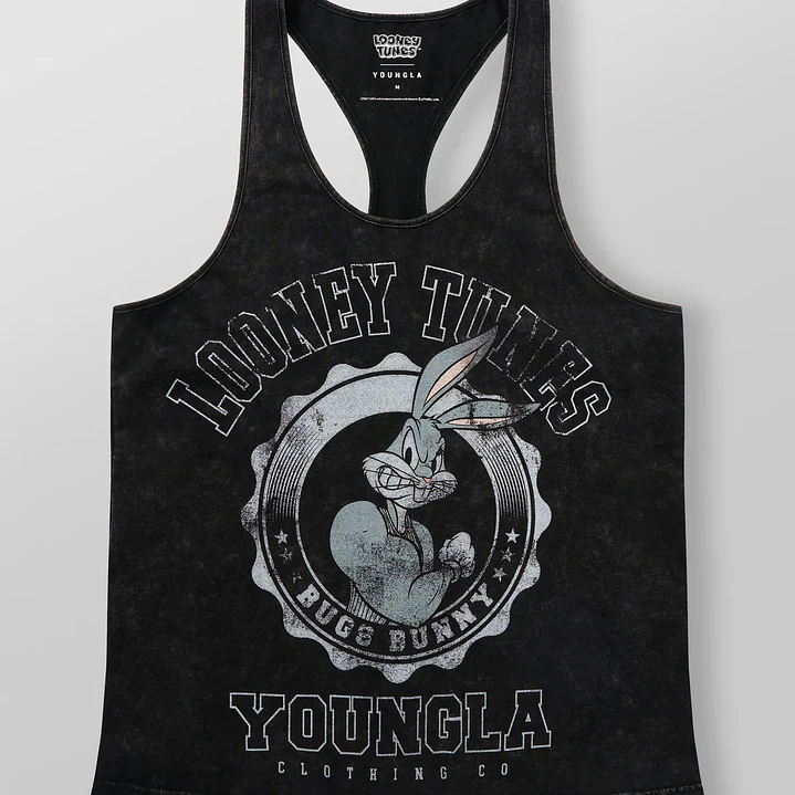 3078 - Musculosa Looney Tunes - Negro 2