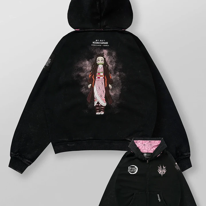 5195 - Sudadera Con Capucha Demon Slayer - Nezuko 3